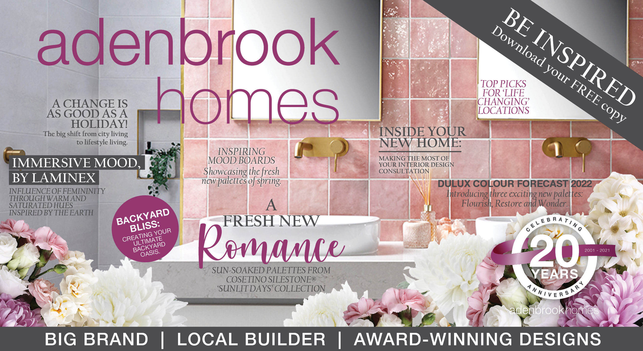 Adenbrook Homes Be Inspired Spring Magazine - SEPT 2021