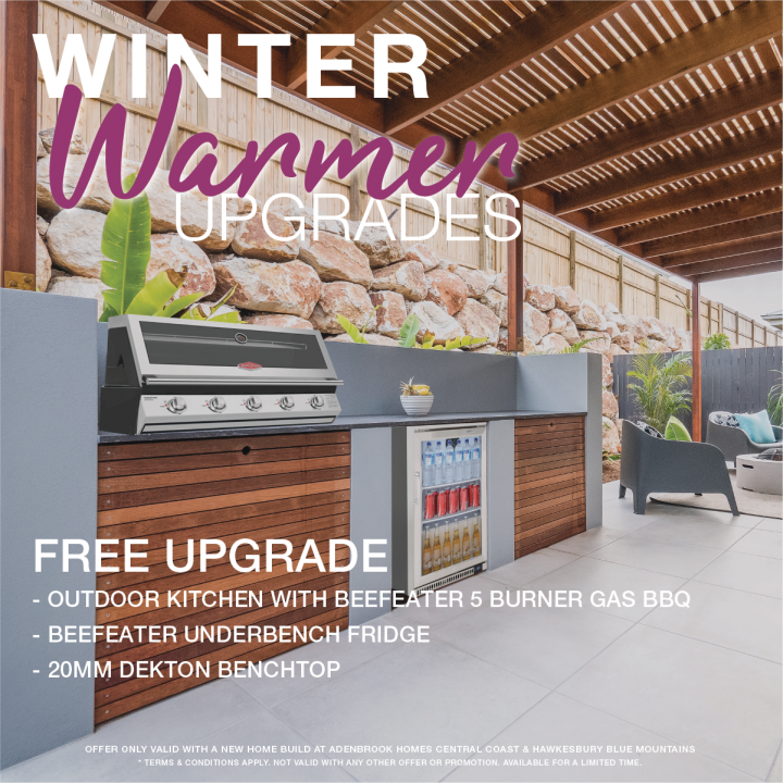 Winter Warmer upgrade - OUTDOOR KITCHEN